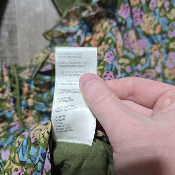 Free People FP Mable Floral Ruched Crop Top - Picture 7 of 7